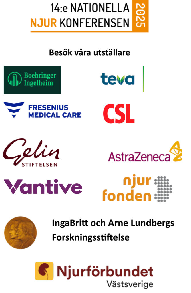 sponsorer Njurkonferensen 2025